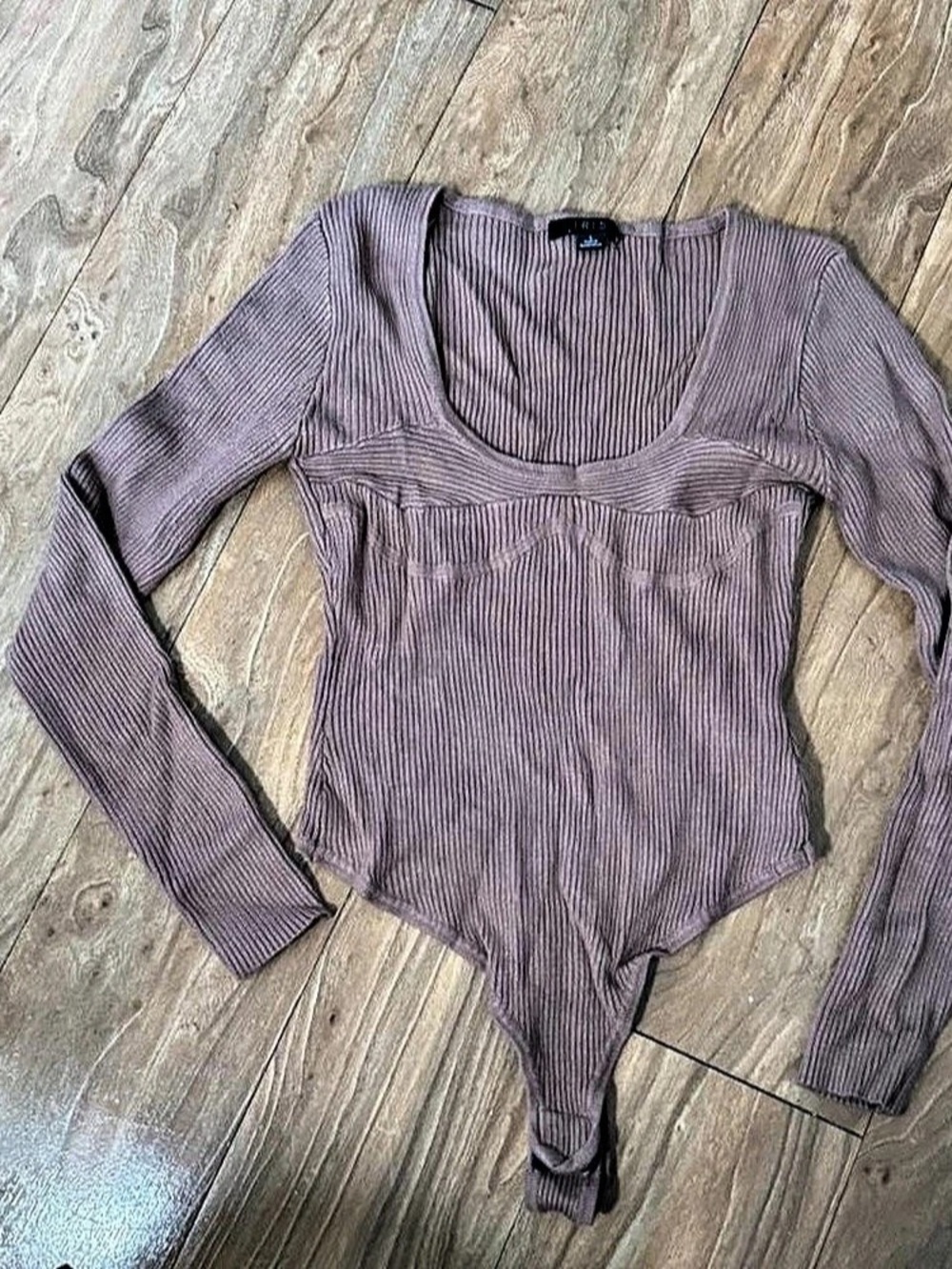 Ribbed Long Sleeve Bodysuit